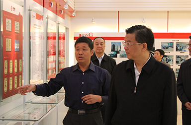 福建省委常委、省紀委書(shū)記倪岳峰調研虹潤公司